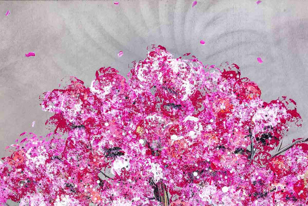 Watch the Blossoms Fall - Original - SOLD by artist Becky Smith - Wyecliffe Galleries