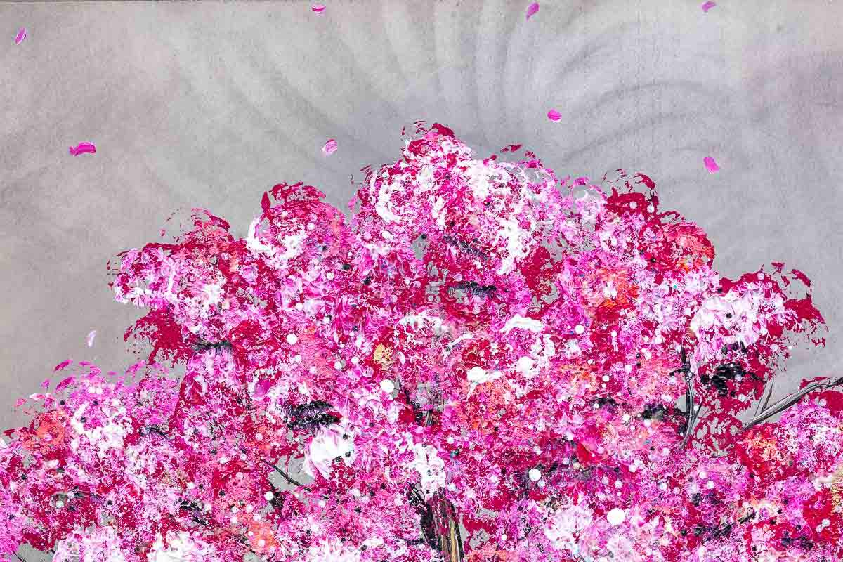 Watch the Blossoms Fall - Original - SOLD by artist Becky Smith - Wyecliffe Galleries