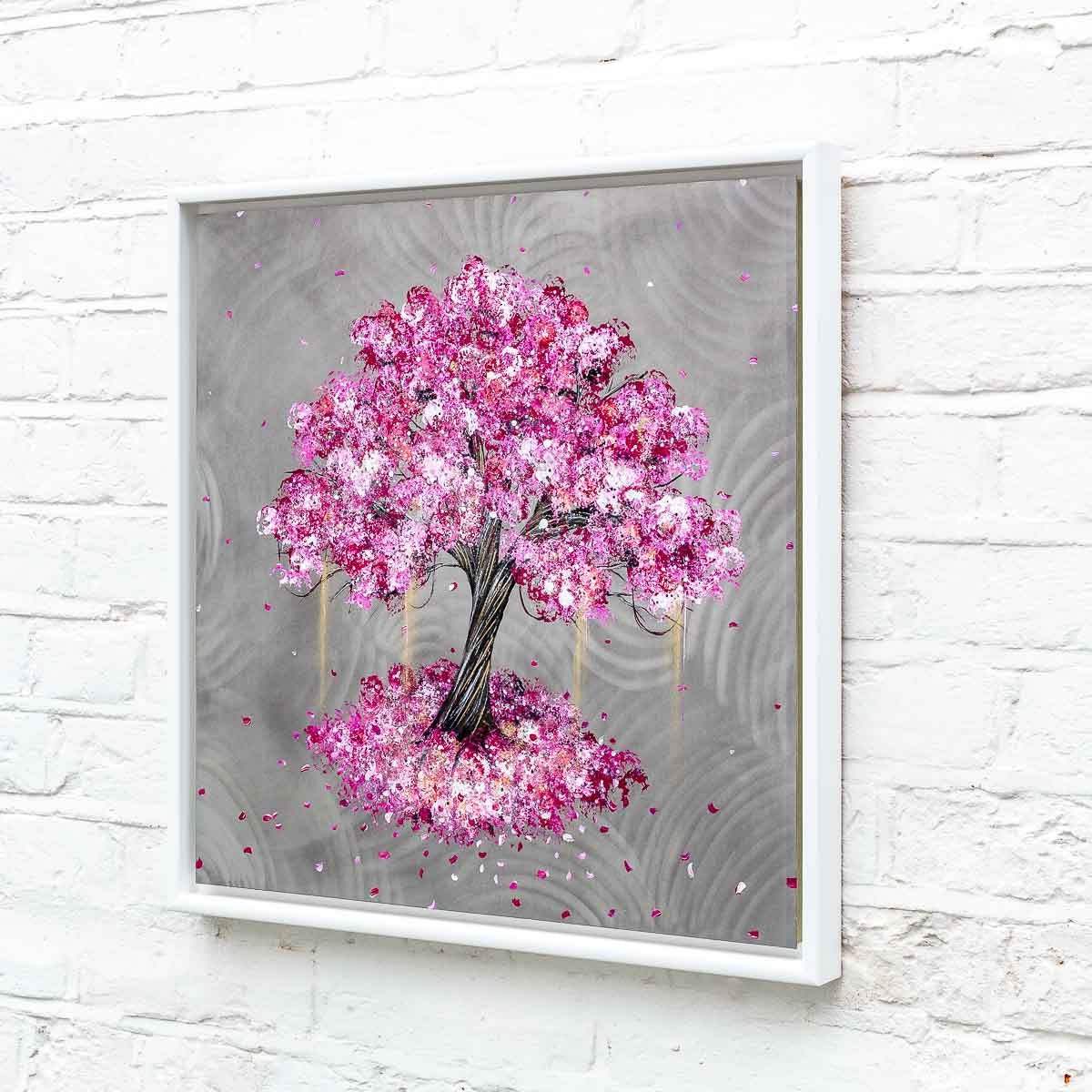 Watch the Blossoms Fall - Original - SOLD by artist Becky Smith - Wyecliffe Galleries