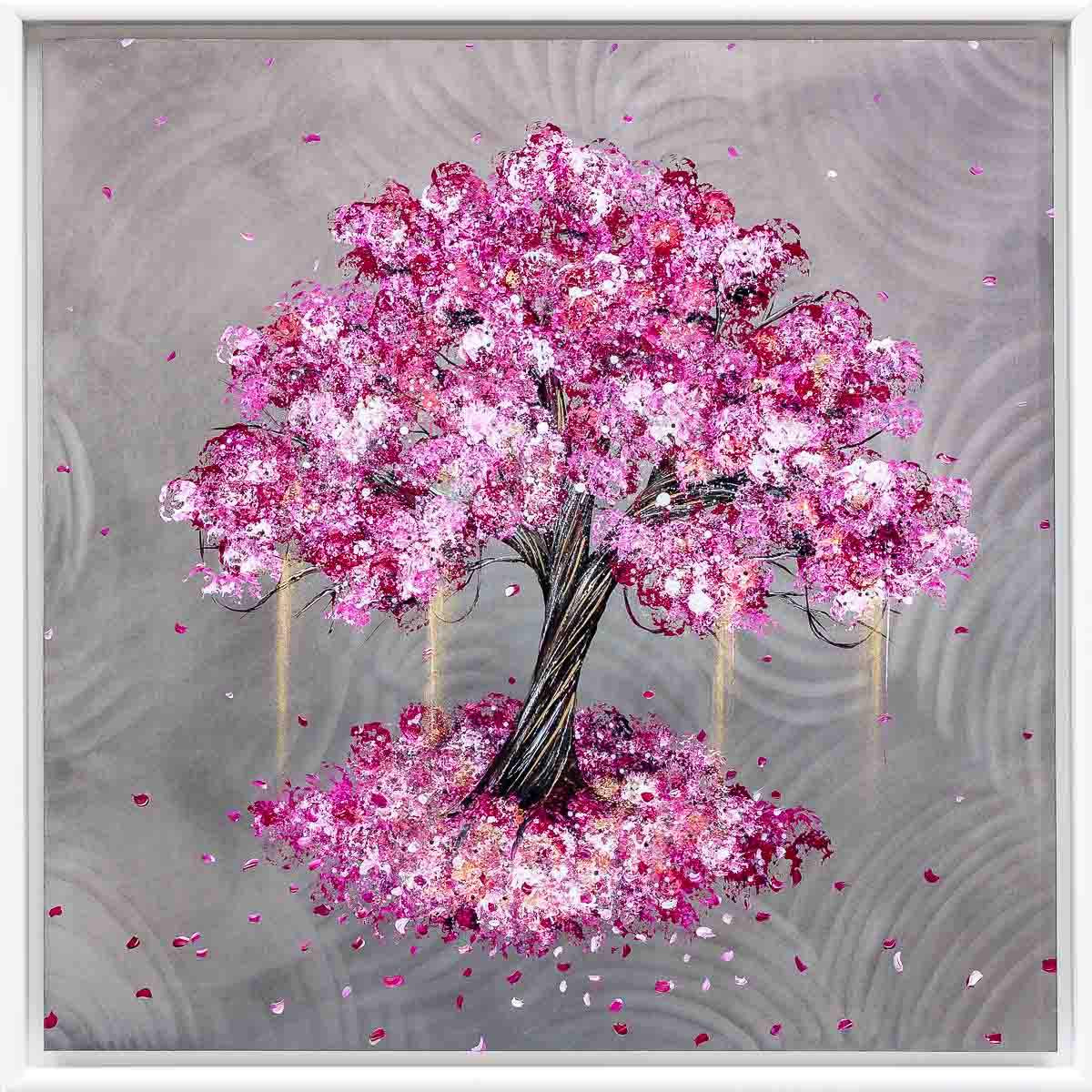 Watch the Blossoms Fall - Original - SOLD by artist Becky Smith - Wyecliffe Galleries