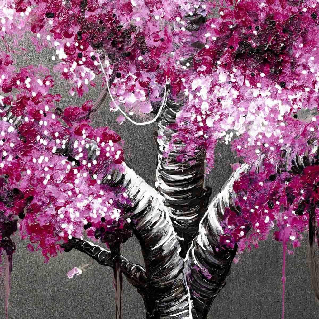 Watch the Petals Fall - Original - SOLD by artist Becky Smith - Wyecliffe Galleries