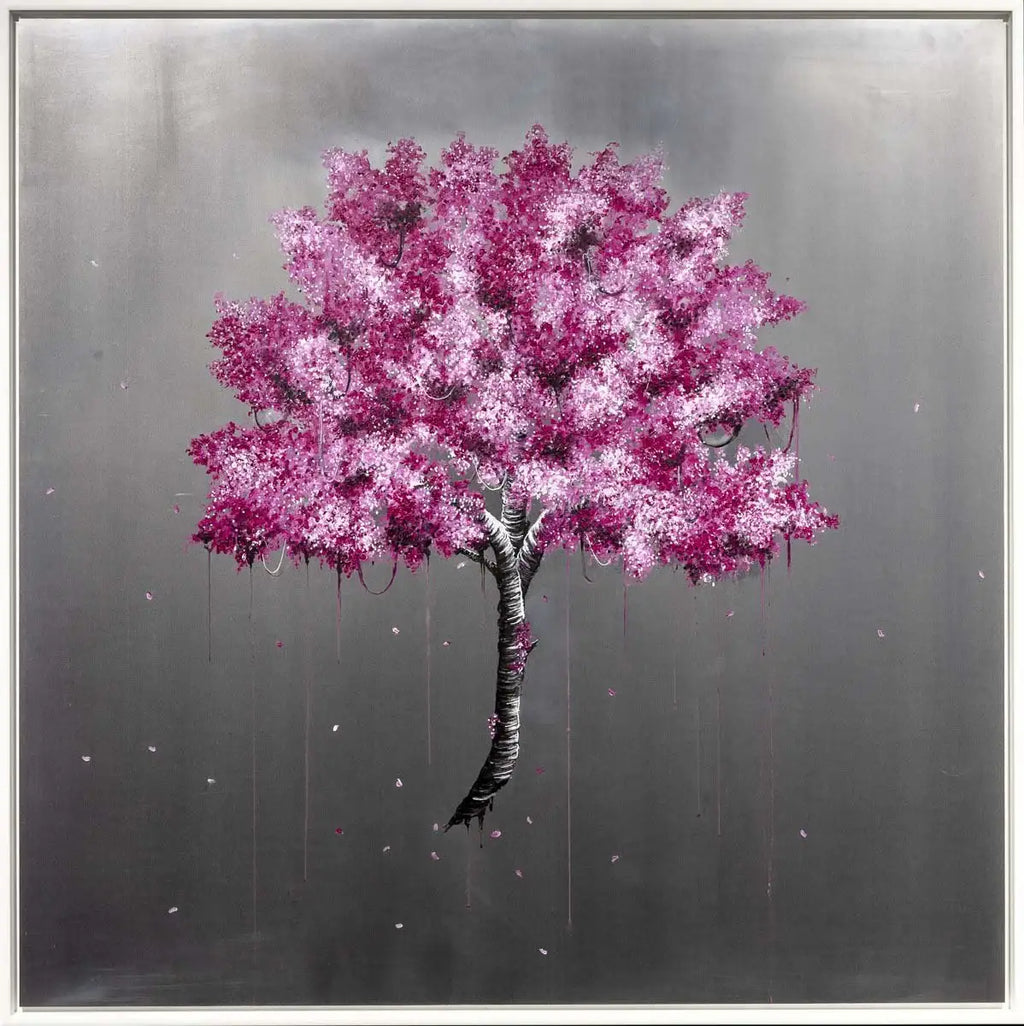 Watch the Petals Fall - Original - SOLD by artist Becky Smith - Wyecliffe Galleries