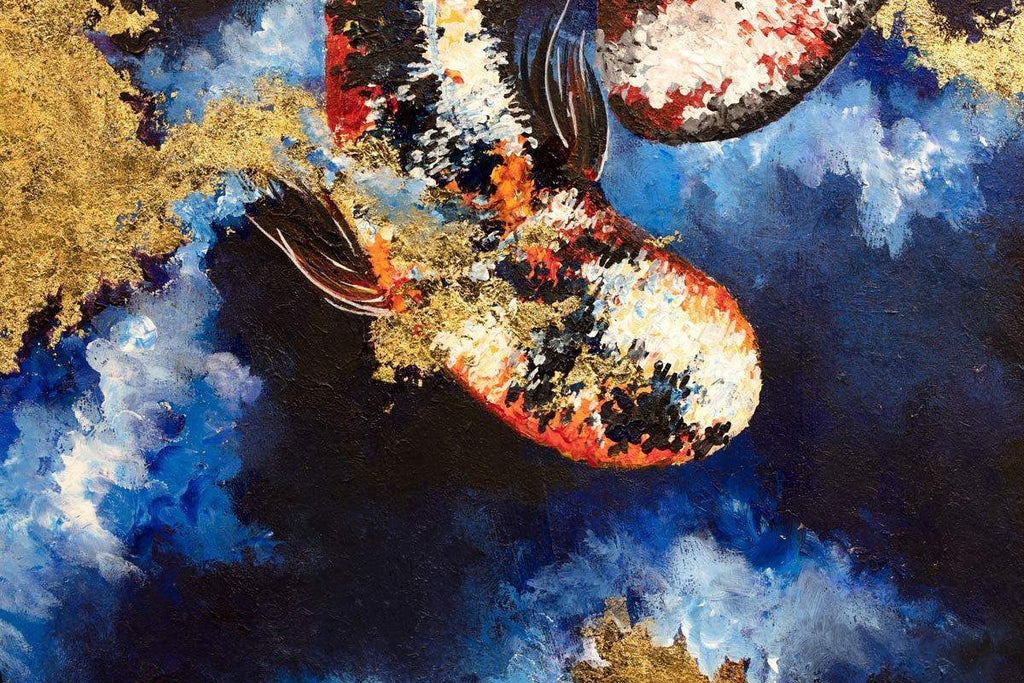 Watergarden - Original - SOLD by artist Becky Smith - Wyecliffe Galleries