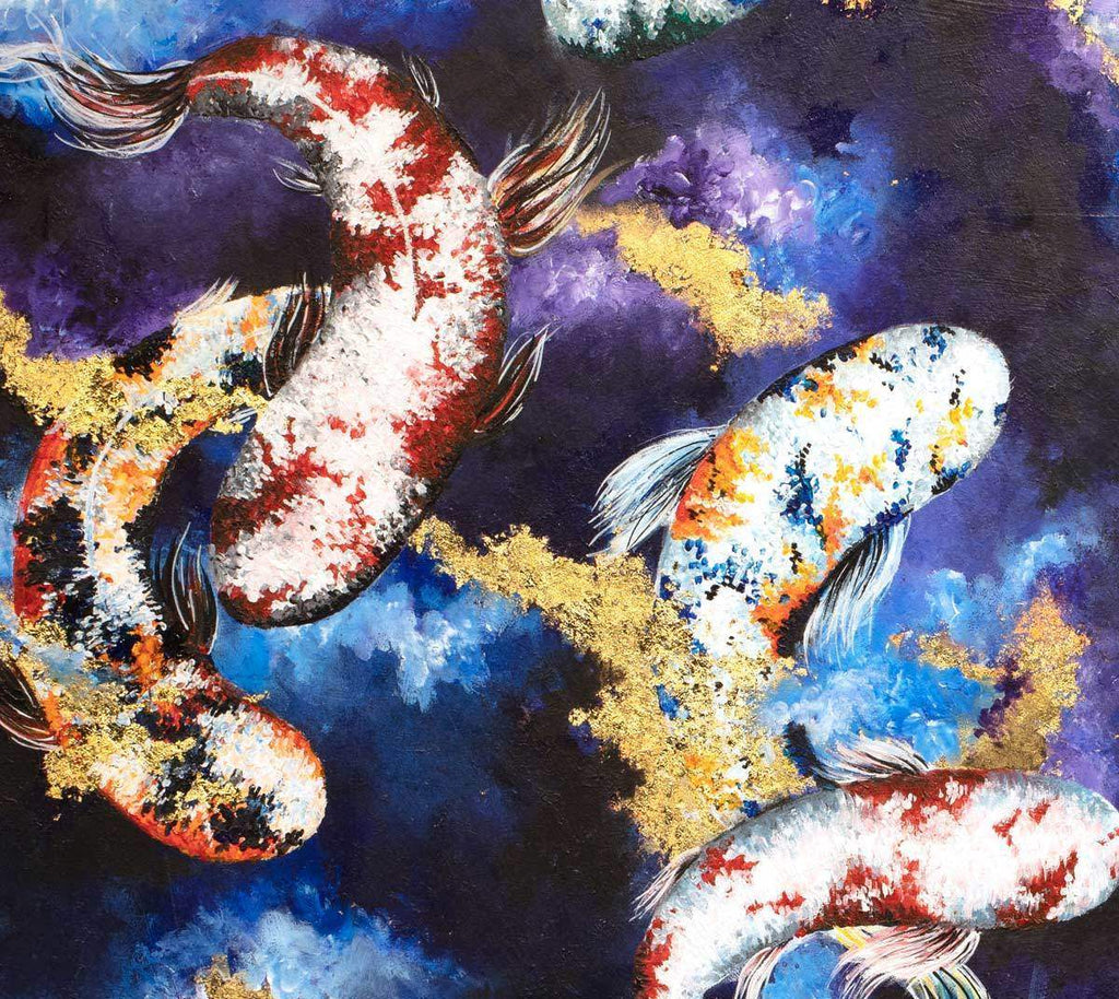 Watergarden - Original - SOLD by artist Becky Smith - Wyecliffe Galleries