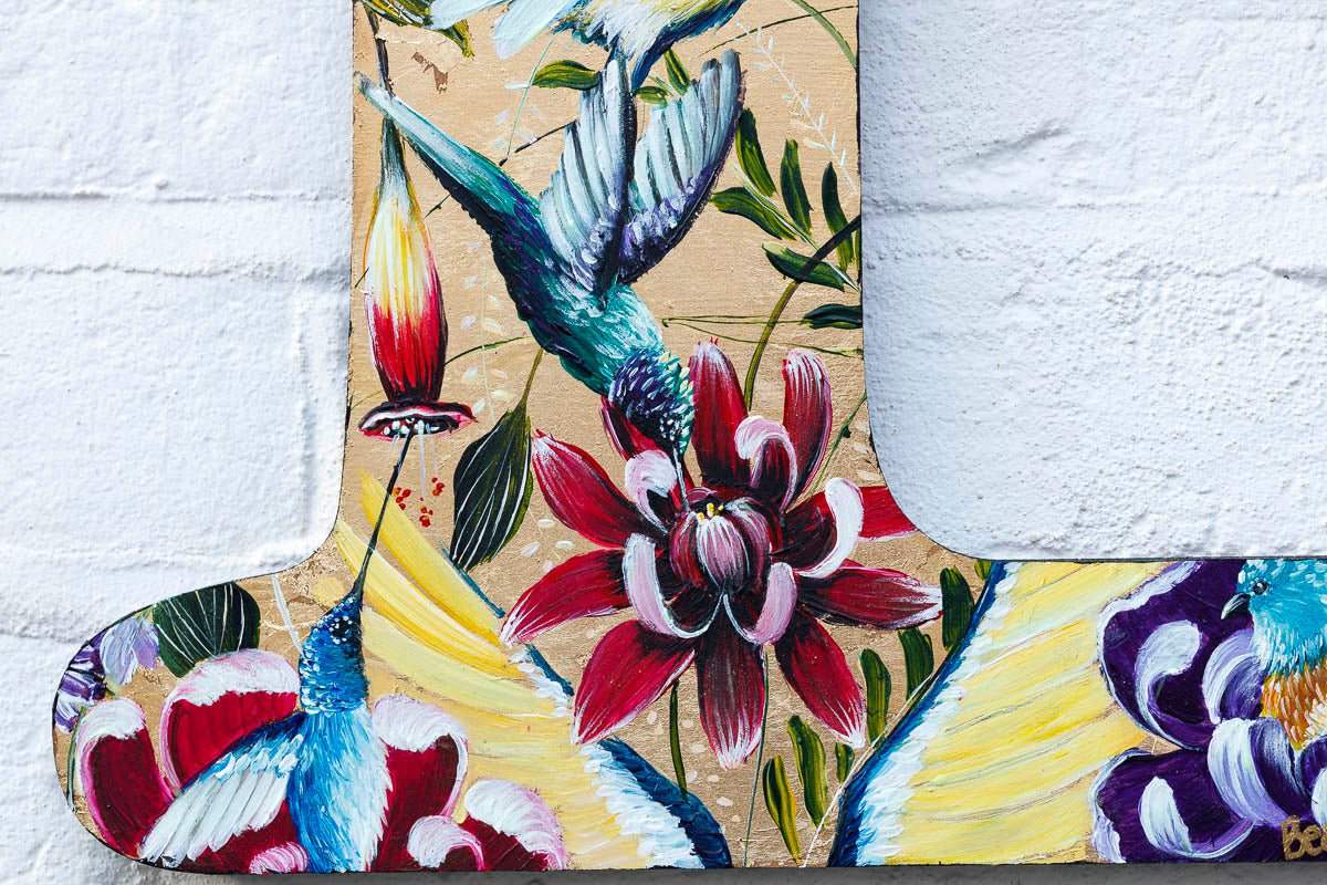 When Love Flutters - Original - SOLD by artist Becky Smith - Wyecliffe Galleries