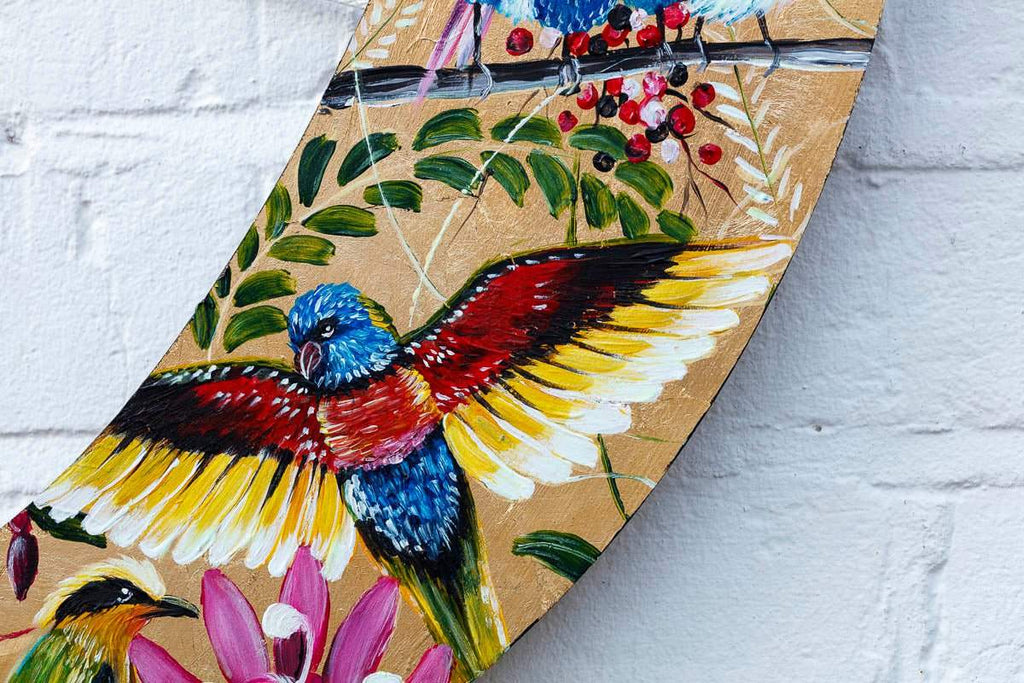 When Love Flutters - Original - SOLD by artist Becky Smith - Wyecliffe Galleries