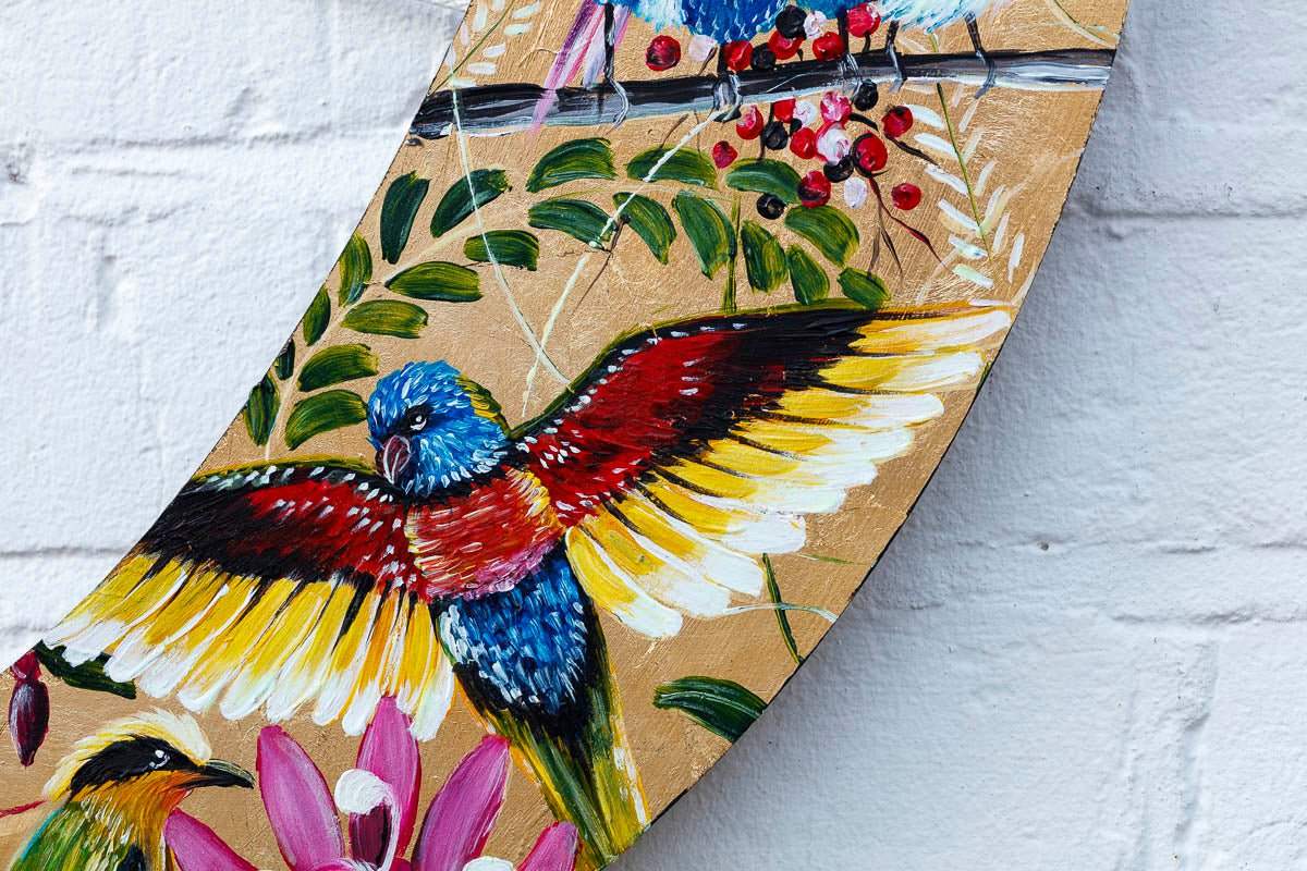 When Love Flutters - Original - SOLD by artist Becky Smith - Wyecliffe Galleries