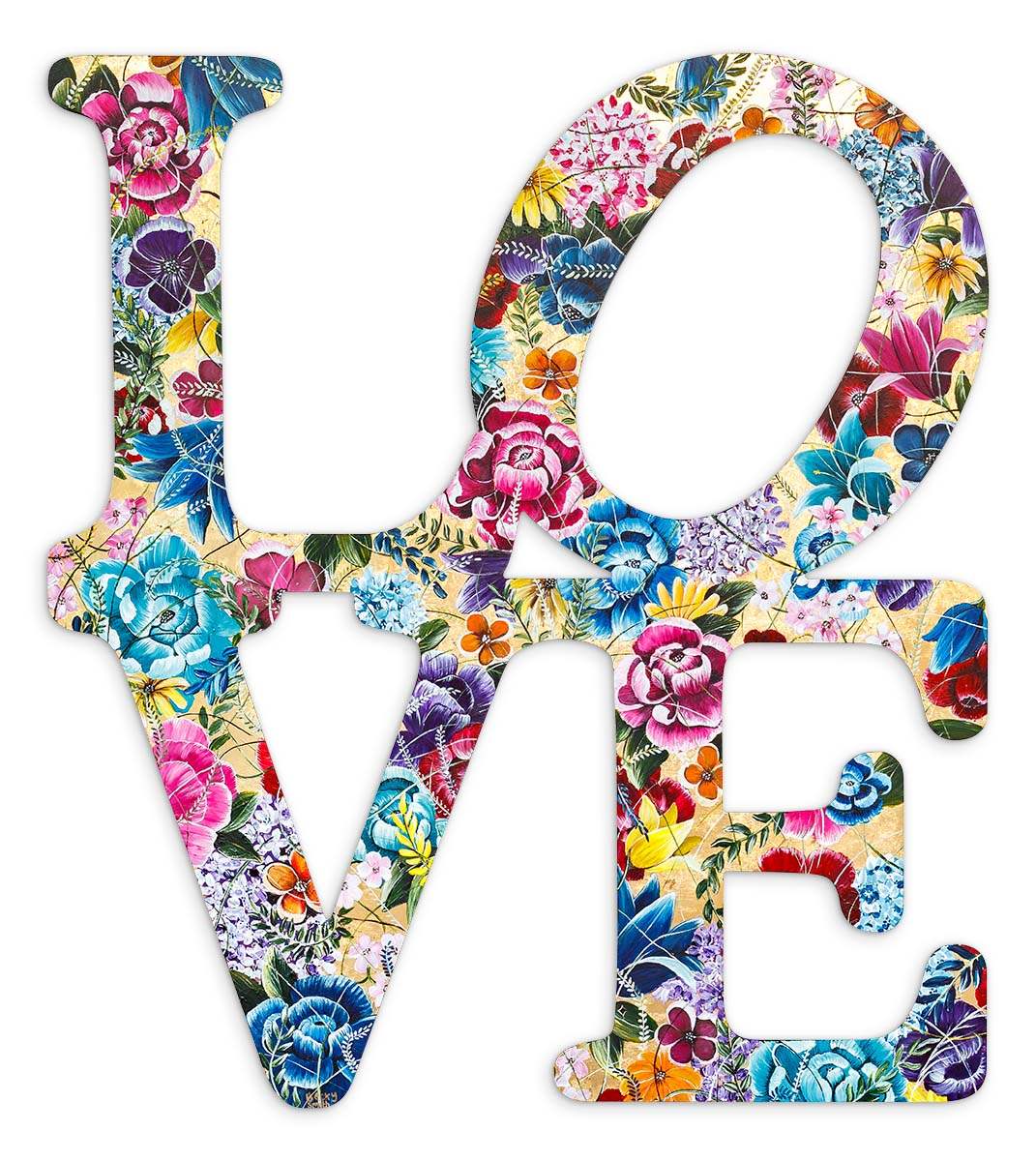When Love Grows - Original - SOLD by artist Becky Smith - Wyecliffe Galleries