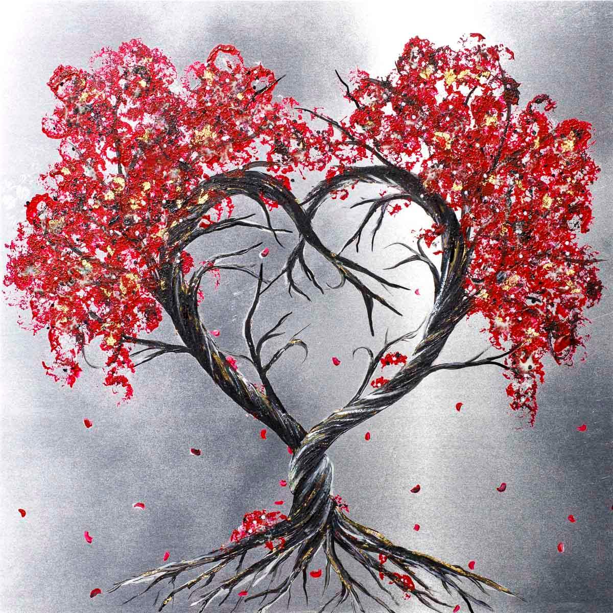 When Love Grows Together - Original - SOLD by artist Becky Smith - Wyecliffe Galleries
