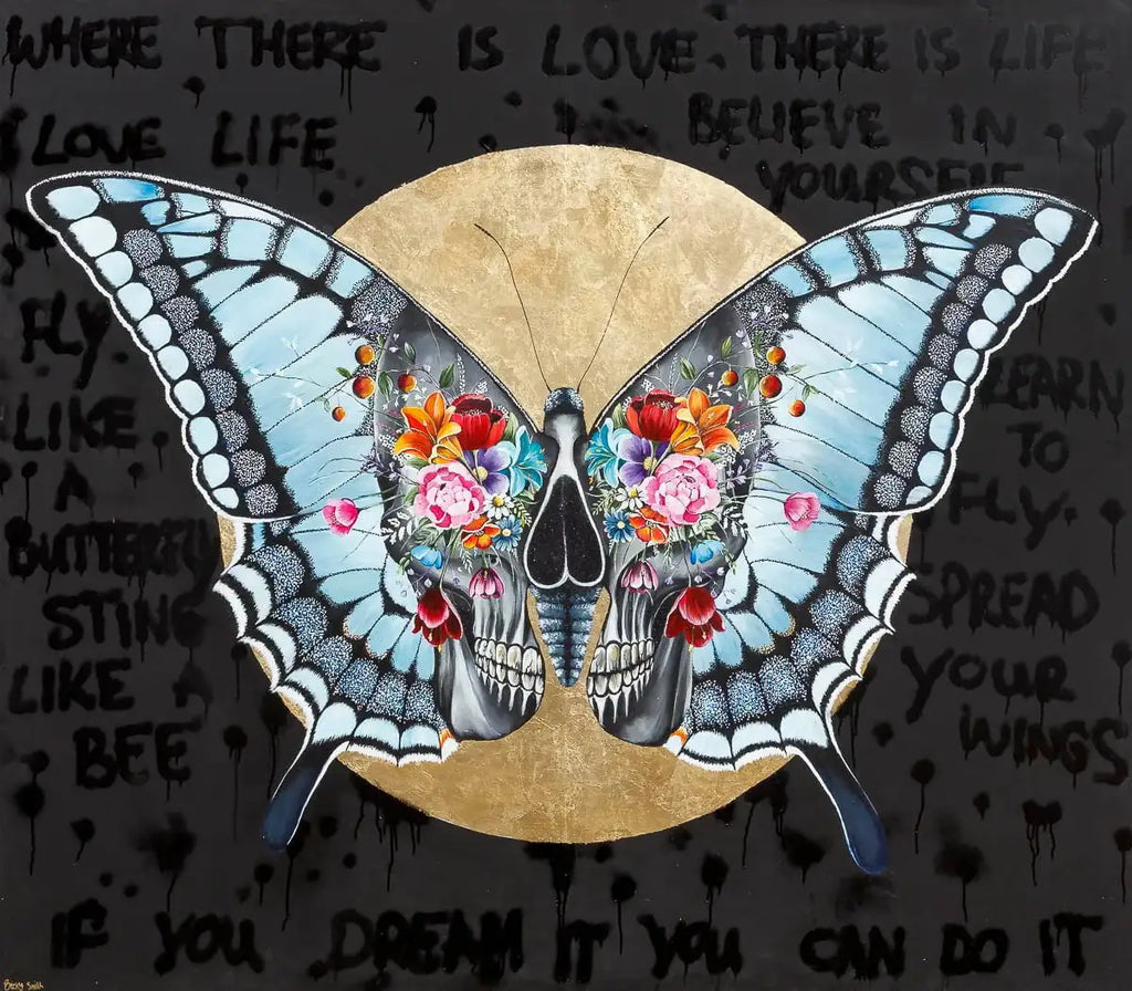 Where There Is Love There Is Life - Original - SOLD by artist Becky Smith - Wyecliffe Galleries