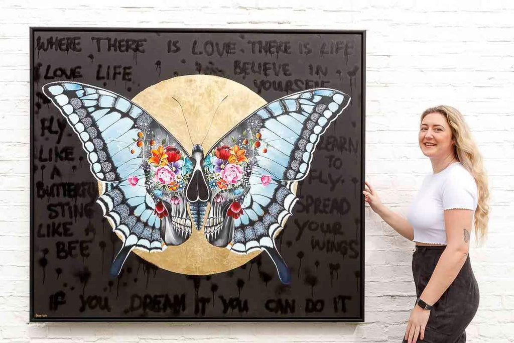 Where There Is Love There Is Life - Original - SOLD by artist Becky Smith - Wyecliffe Galleries