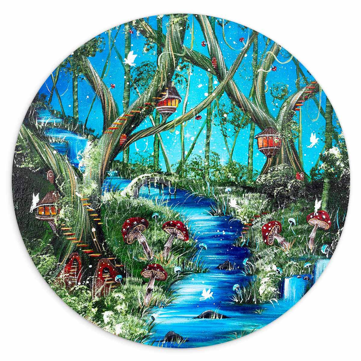 Wonderland - Original - SOLD by artist Becky Smith - Wyecliffe Galleries
