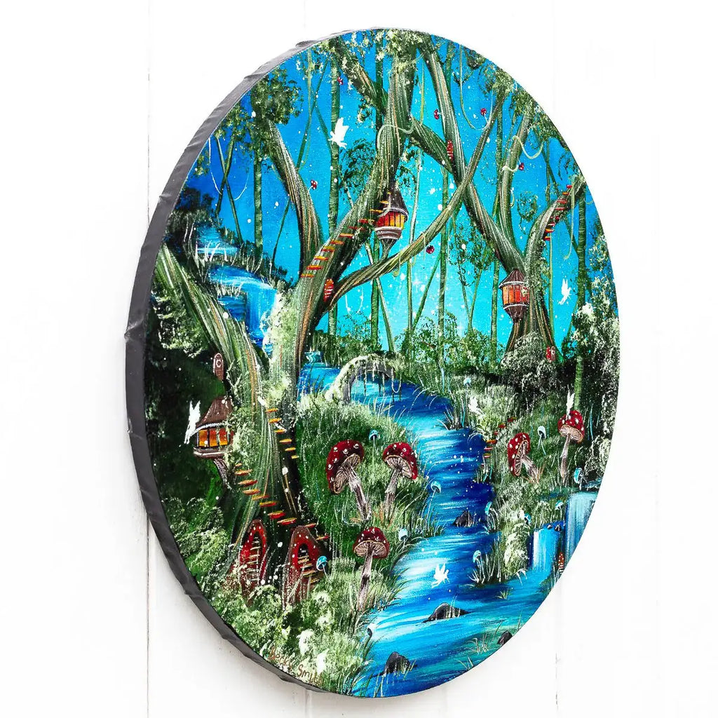 Wonderland - Original - SOLD by artist Becky Smith - Wyecliffe Galleries