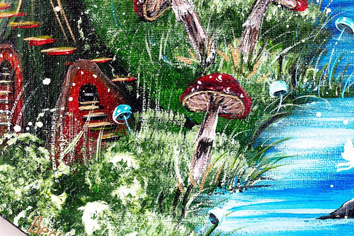 Wonderland - Original - SOLD by artist Becky Smith - Wyecliffe Galleries