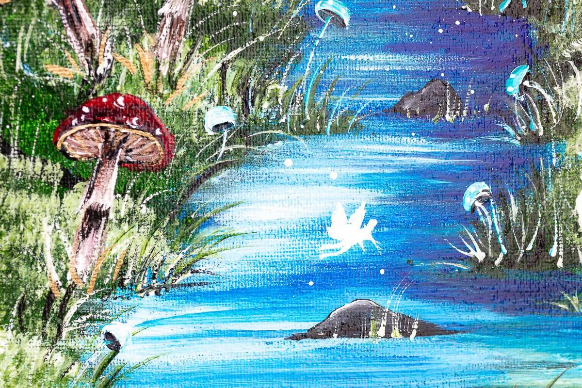 Wonderland - Original - SOLD by artist Becky Smith - Wyecliffe Galleries