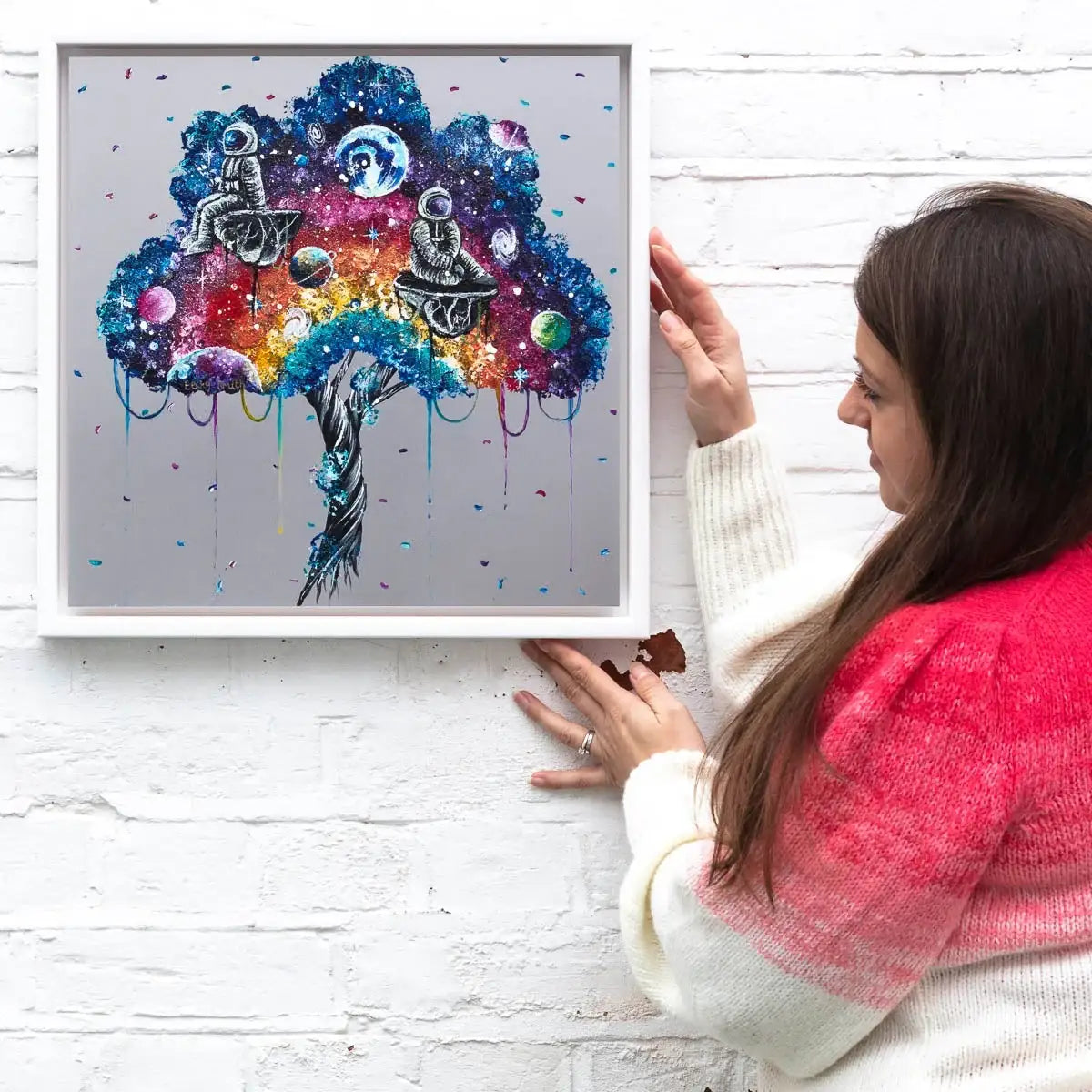 Worlds Apart - Original - SOLD by artist Becky Smith - Wyecliffe Galleries