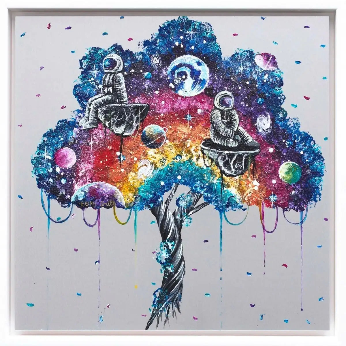 Worlds Apart - Original - SOLD by artist Becky Smith - Wyecliffe Galleries