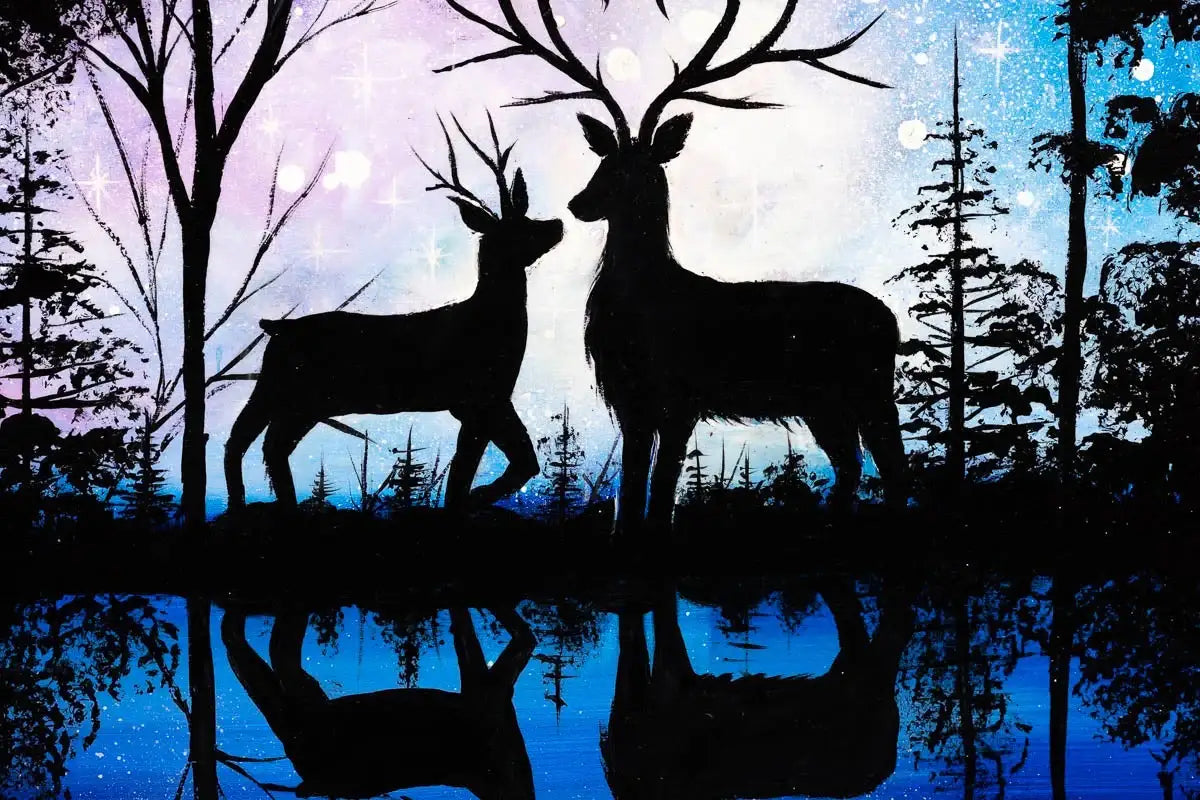 Written in The Stars - Original - SOLD by artist Becky Smith - Wyecliffe Galleries