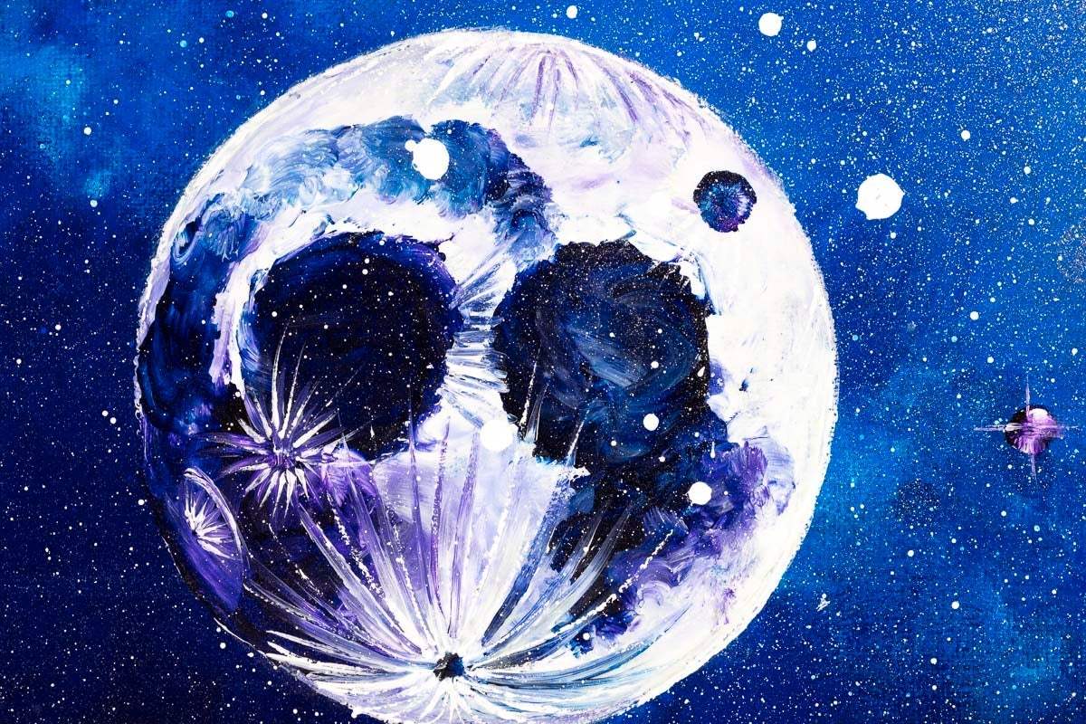 Written in The Stars - Original - SOLD by artist Becky Smith - Wyecliffe Galleries