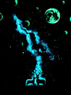 Written in The Stars - Original - SOLD by artist Becky Smith - Wyecliffe Galleries