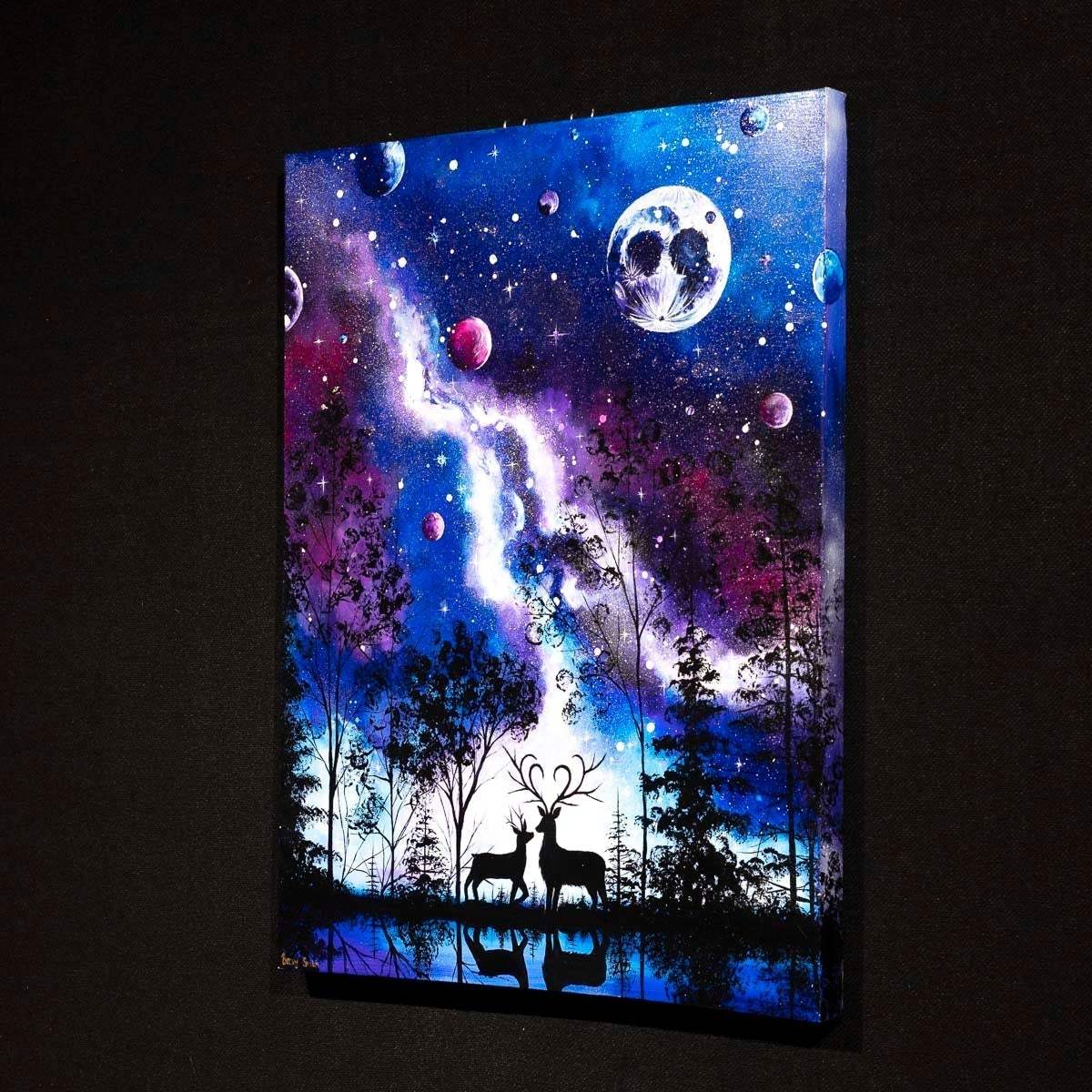 Written in The Stars - Original - SOLD by artist Becky Smith - Wyecliffe Galleries