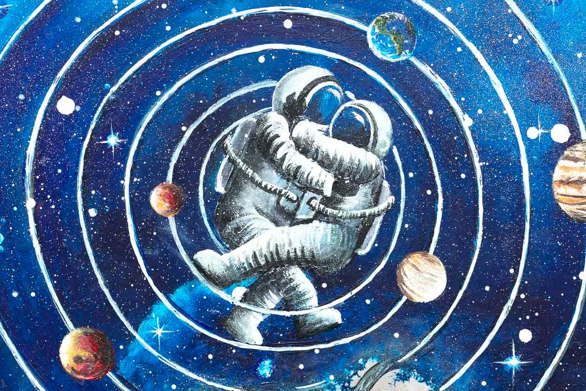You Are the Centre of My World - Original - SOLD by artist Becky Smith - Wyecliffe Galleries