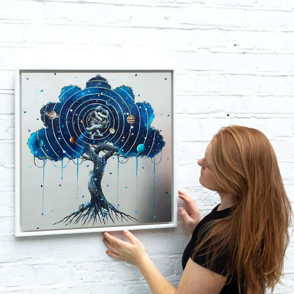 You Are the Centre of My World - Original - SOLD by artist Becky Smith - Wyecliffe Galleries
