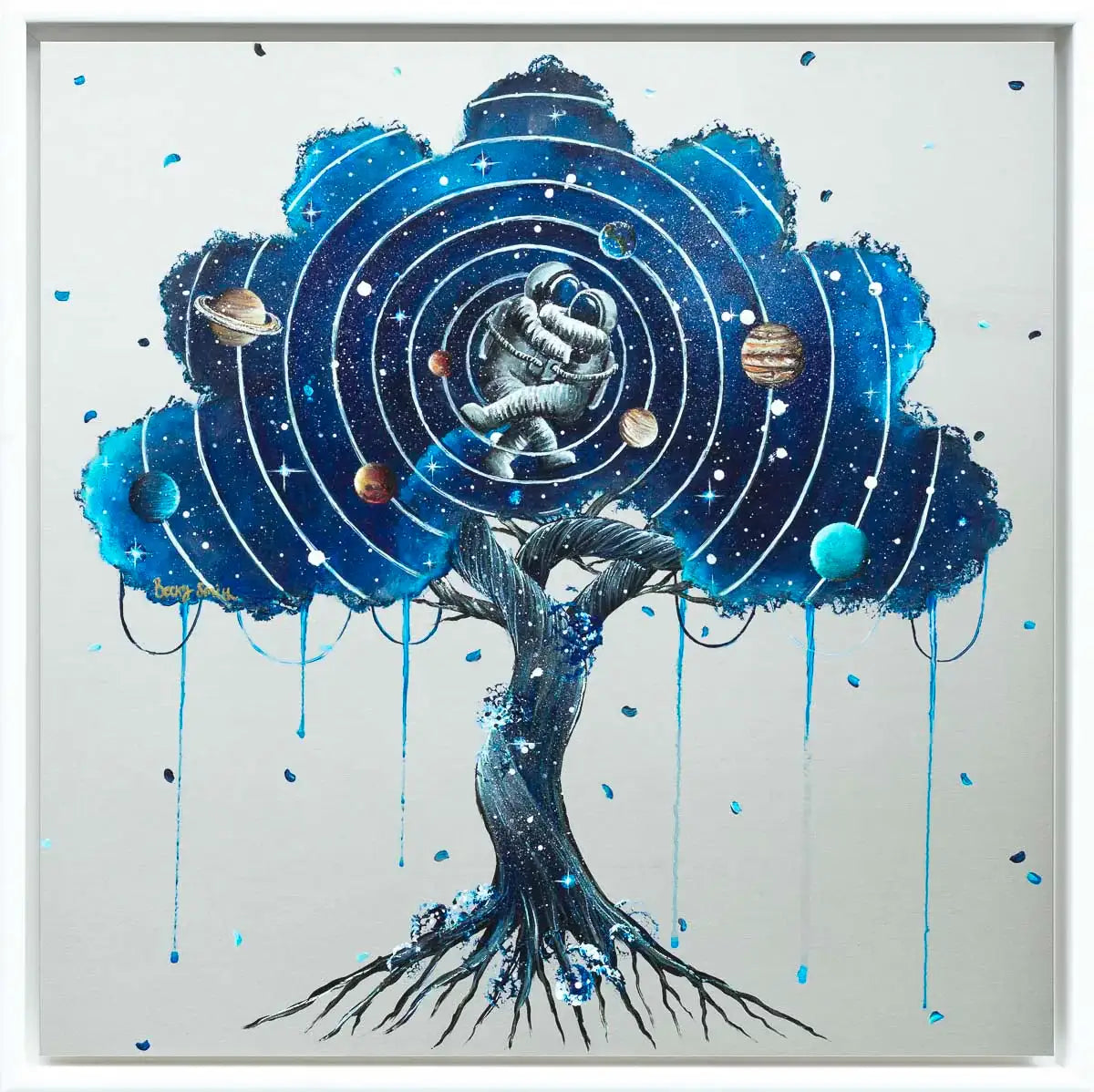 You Are the Centre of My World - Original - SOLD by artist Becky Smith - Wyecliffe Galleries