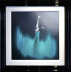 Dancer in Aquamarine - SOLD by artist Ben Payne - Wyecliffe Galleries