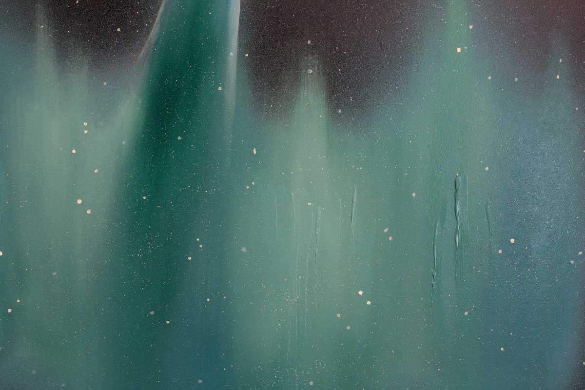 Dancer in Aquamarine - SOLD by artist Ben Payne - Wyecliffe Galleries