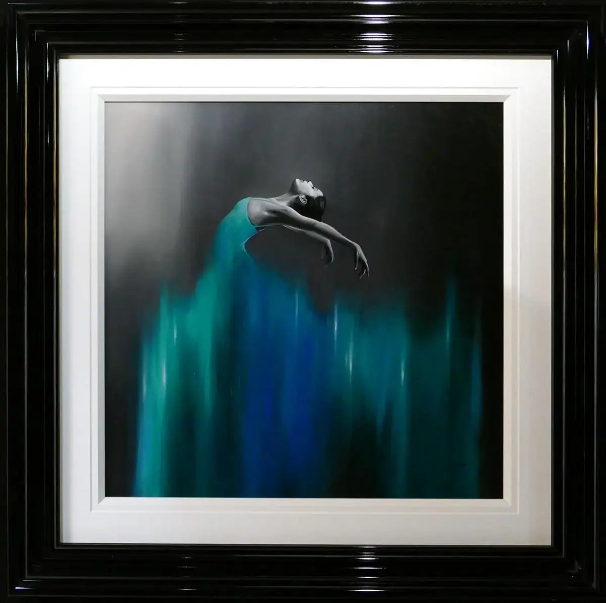 Dancer in Green - SOLD by artist Ben Payne - Wyecliffe Galleries