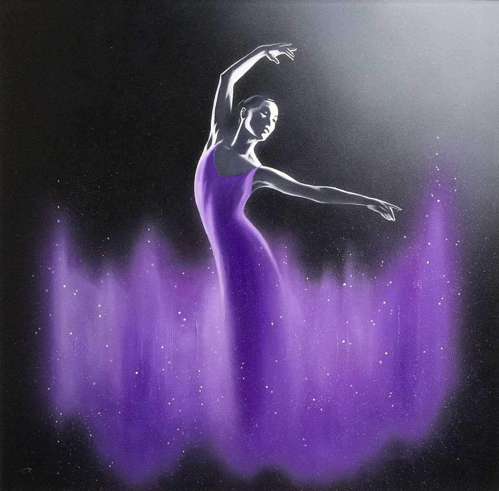 Dancer in Lilac - SOLD by artist Ben Payne - Wyecliffe Galleries