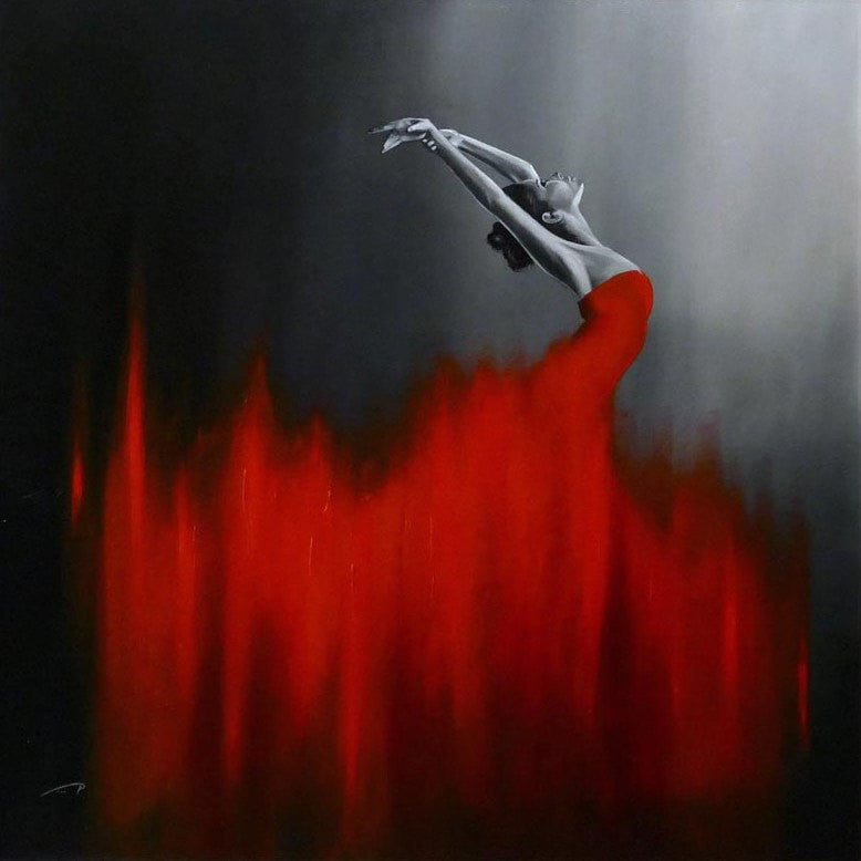 Dancer in Scarlet - SOLD Ben Payne