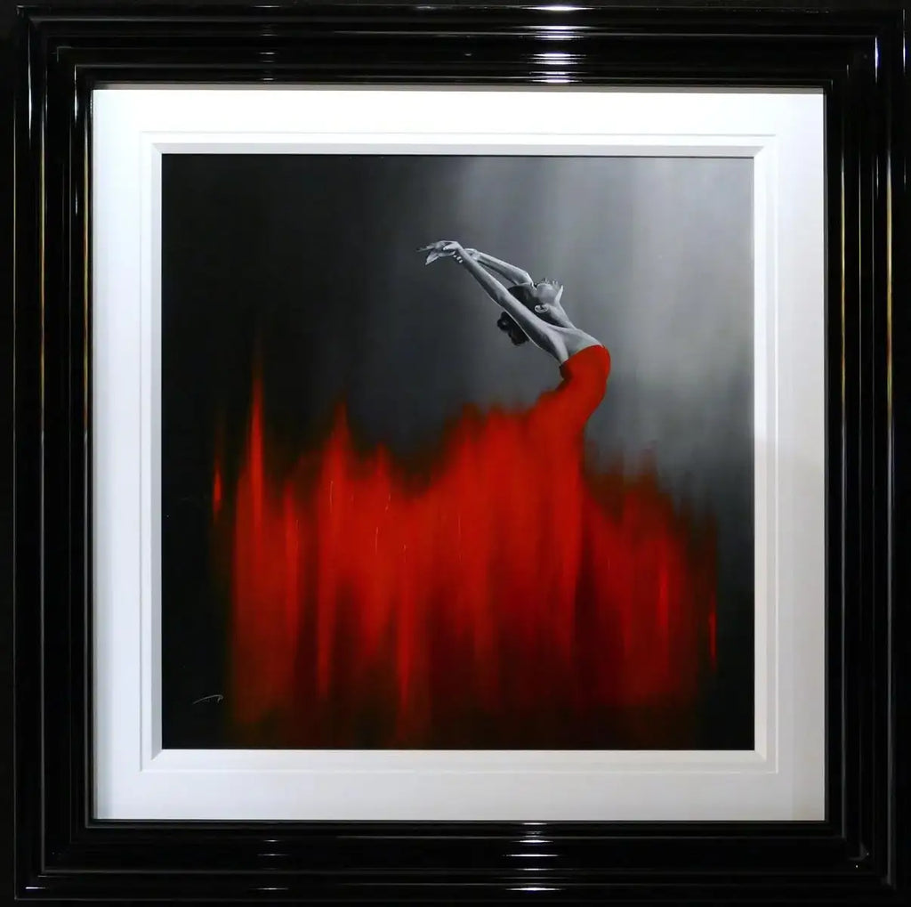 Dancer in Scarlet - SOLD by artist Ben Payne - Wyecliffe Galleries