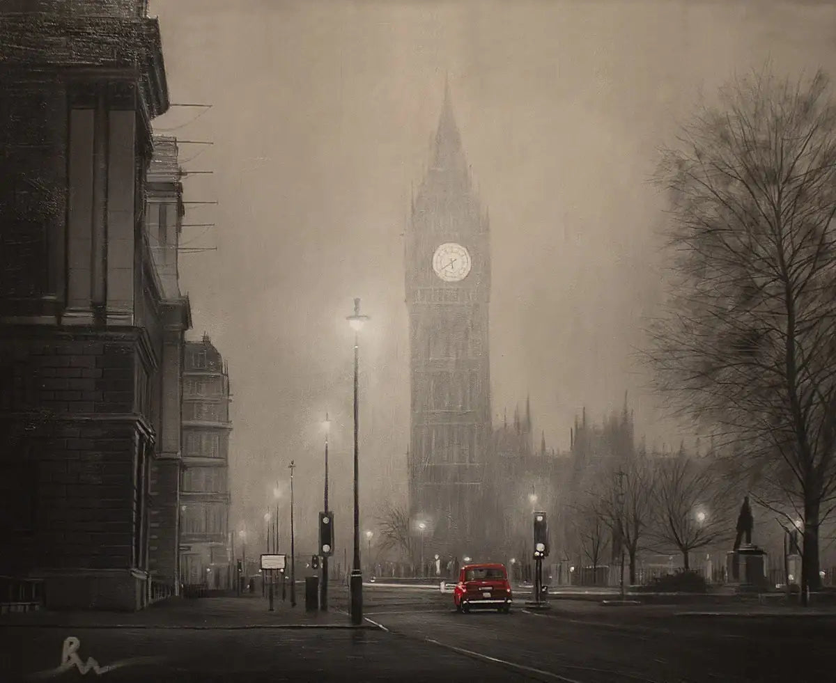 Late Night Drive - SOLD by artist Ben Wainwright - Wyecliffe Galleries