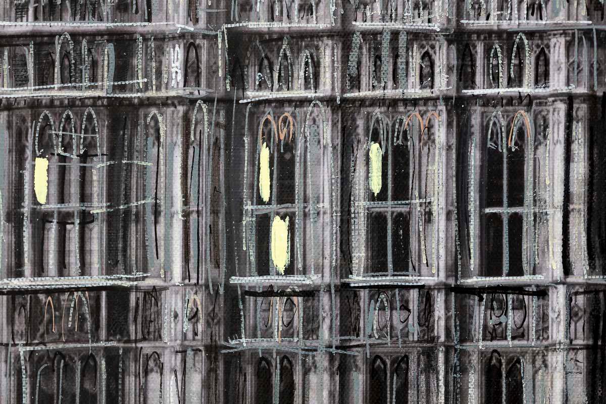 Moonlight Over Westminster - Original by artist Ben Wainwright - Wyecliffe Galleries