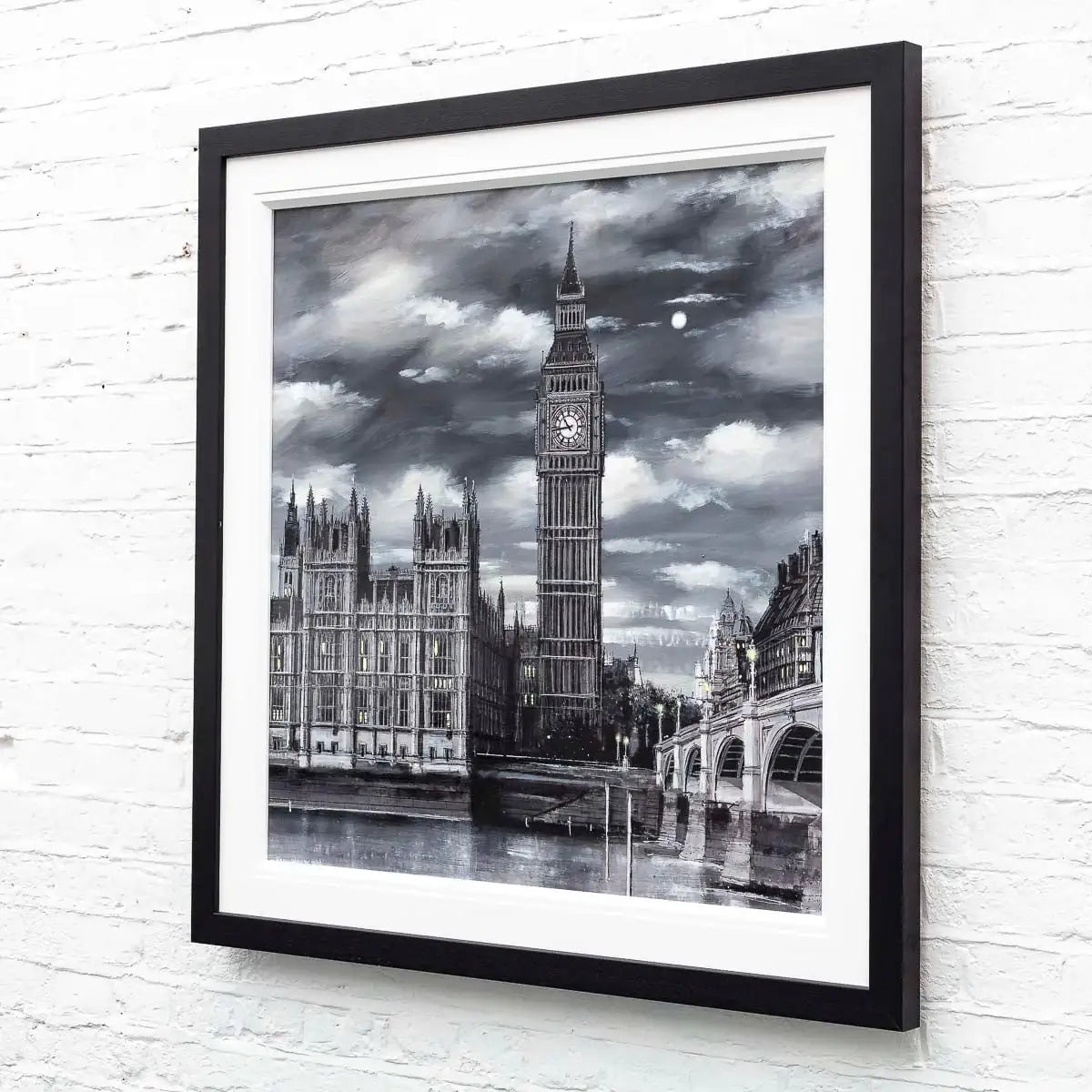 Moonlight Over Westminster - Original by artist Ben Wainwright - Wyecliffe Galleries