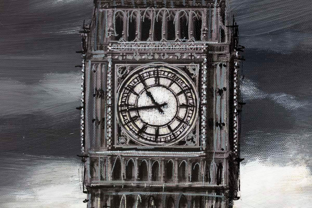 Moonlight Over Westminster - Original by artist Ben Wainwright - Wyecliffe Galleries