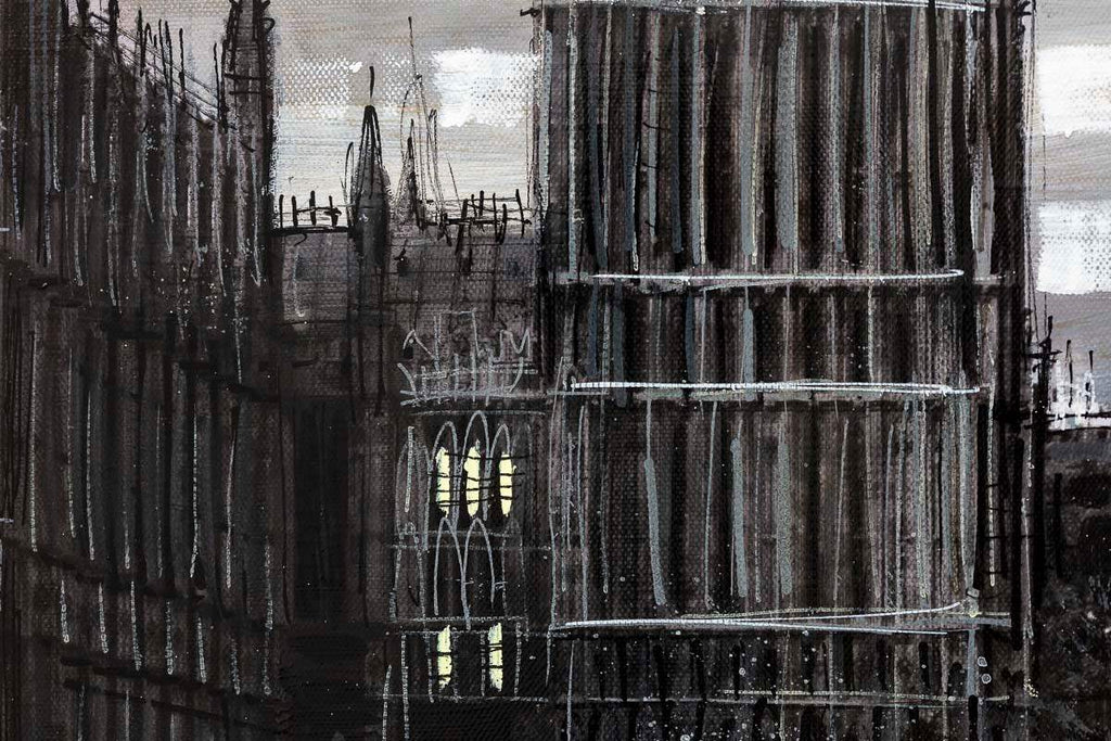 Moonlight Over Westminster - Original by artist Ben Wainwright - Wyecliffe Galleries