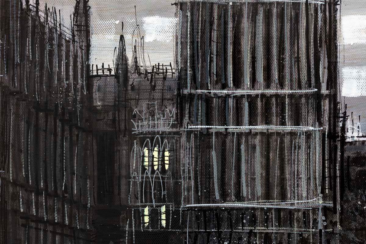 Moonlight Over Westminster - Original by artist Ben Wainwright - Wyecliffe Galleries