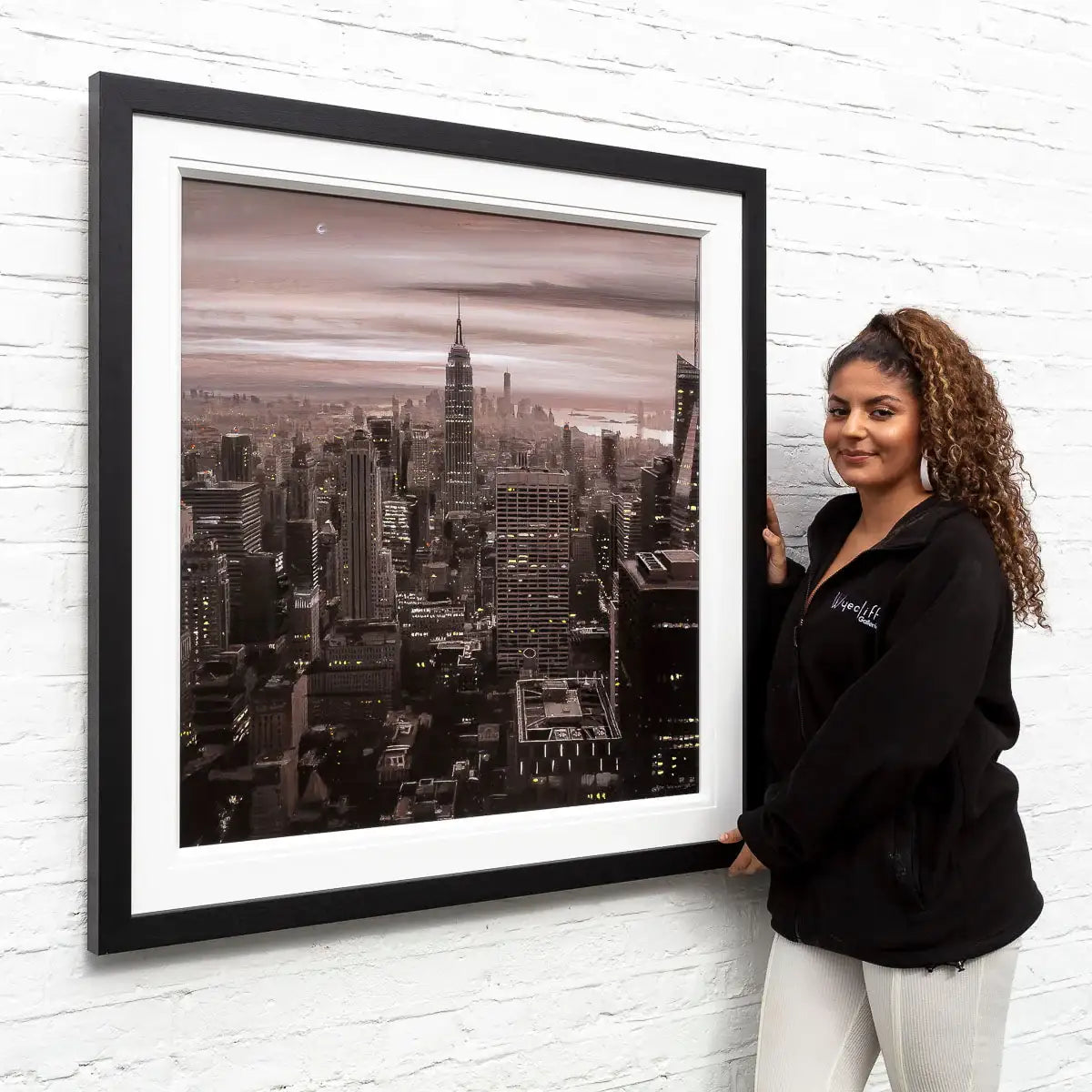 New York At Dusk - Original - SOLD by artist Ben Wainwright - Wyecliffe Galleries