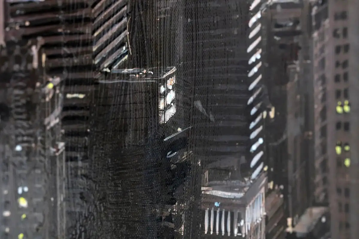 New York At Dusk - Original - SOLD by artist Ben Wainwright - Wyecliffe Galleries