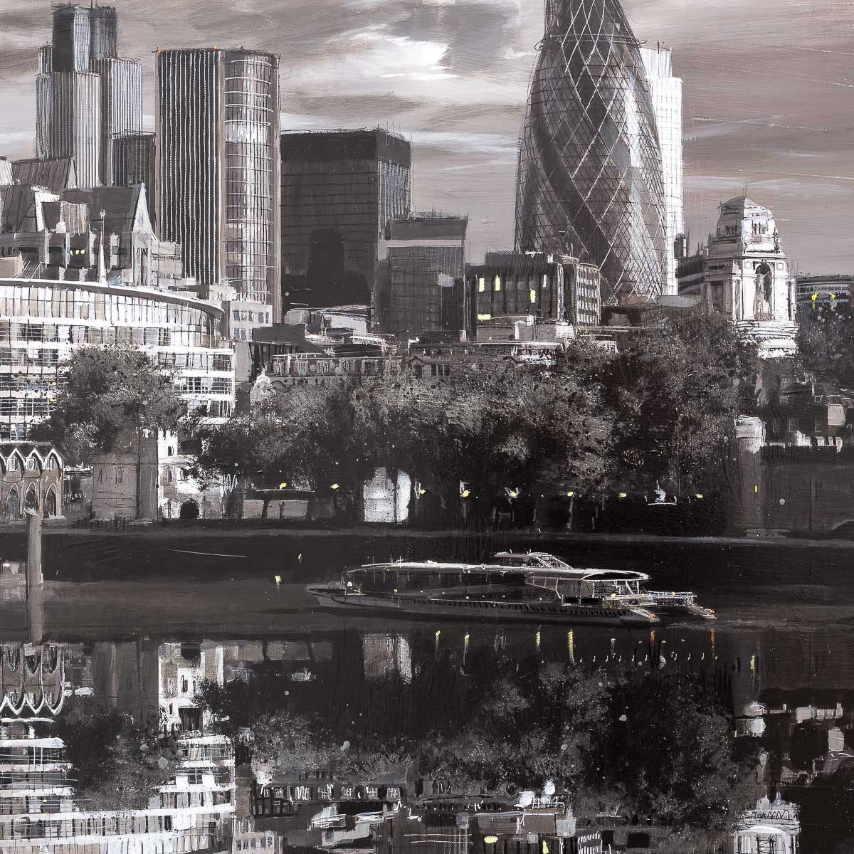 Reflections of the City - Original Ben Wainwright Original