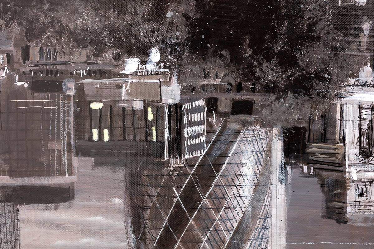 Reflections of the City - Original - SOLD by artist Ben Wainwright - Wyecliffe Galleries