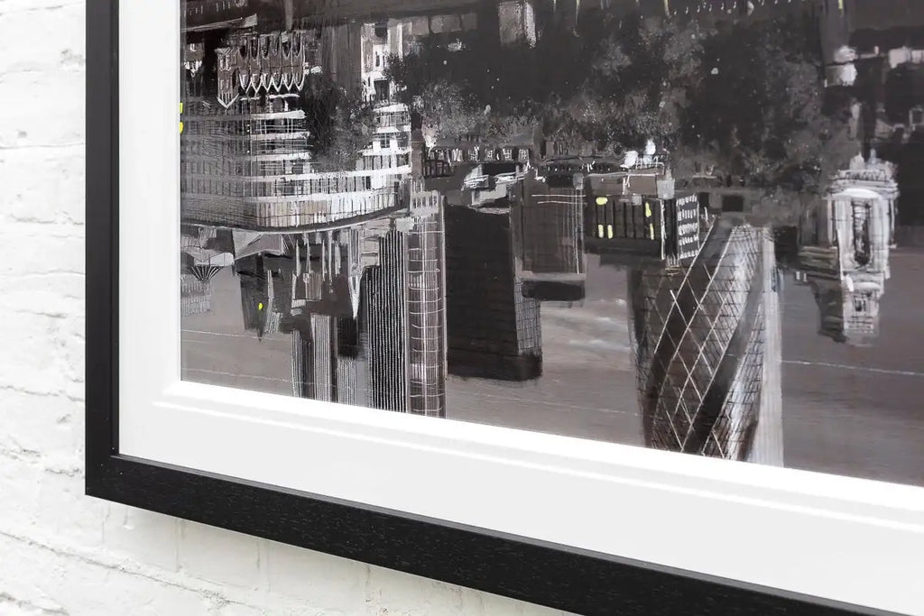 Reflections of the City - Original - SOLD by artist Ben Wainwright - Wyecliffe Galleries