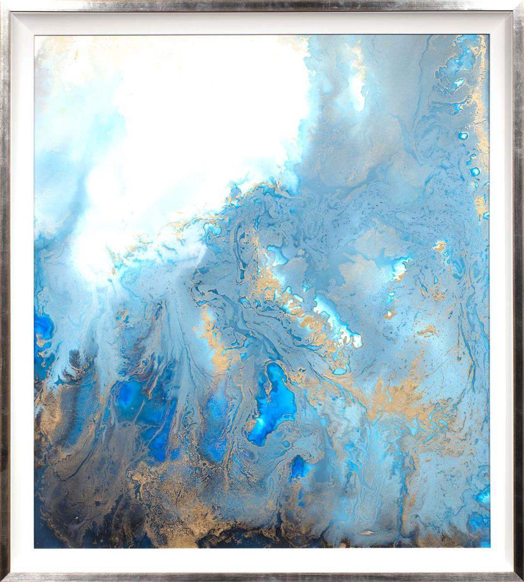 Clouds Reflected - Original - SOLD by artist Beth Nicholas - Wyecliffe Galleries