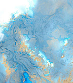 Clouds Reflected - Original - SOLD by artist Beth Nicholas - Wyecliffe Galleries