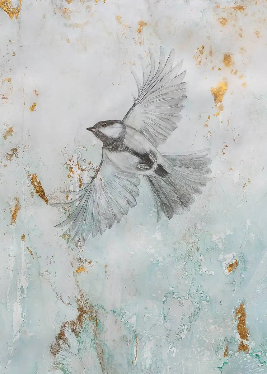 Flying High - Original by artist Beth Nicholas - Wyecliffe Galleries