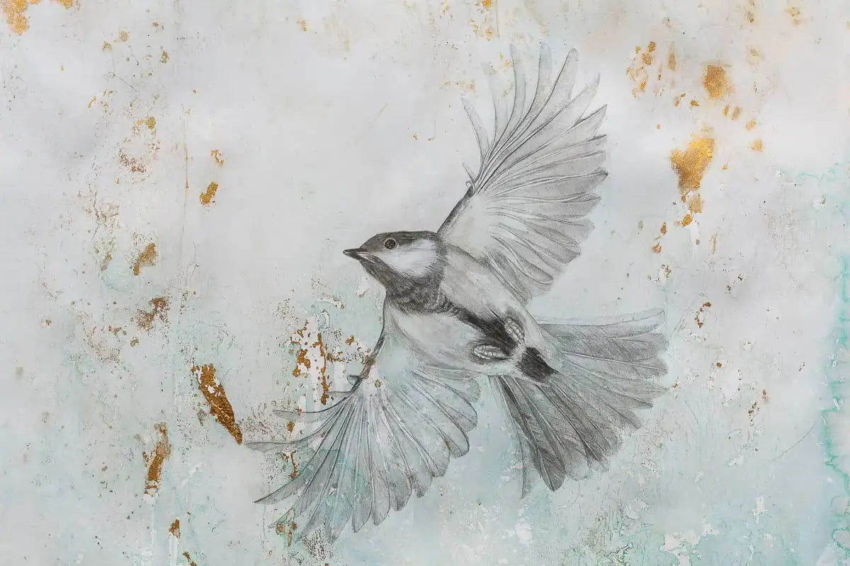 Flying High - Original by artist Beth Nicholas - Wyecliffe Galleries