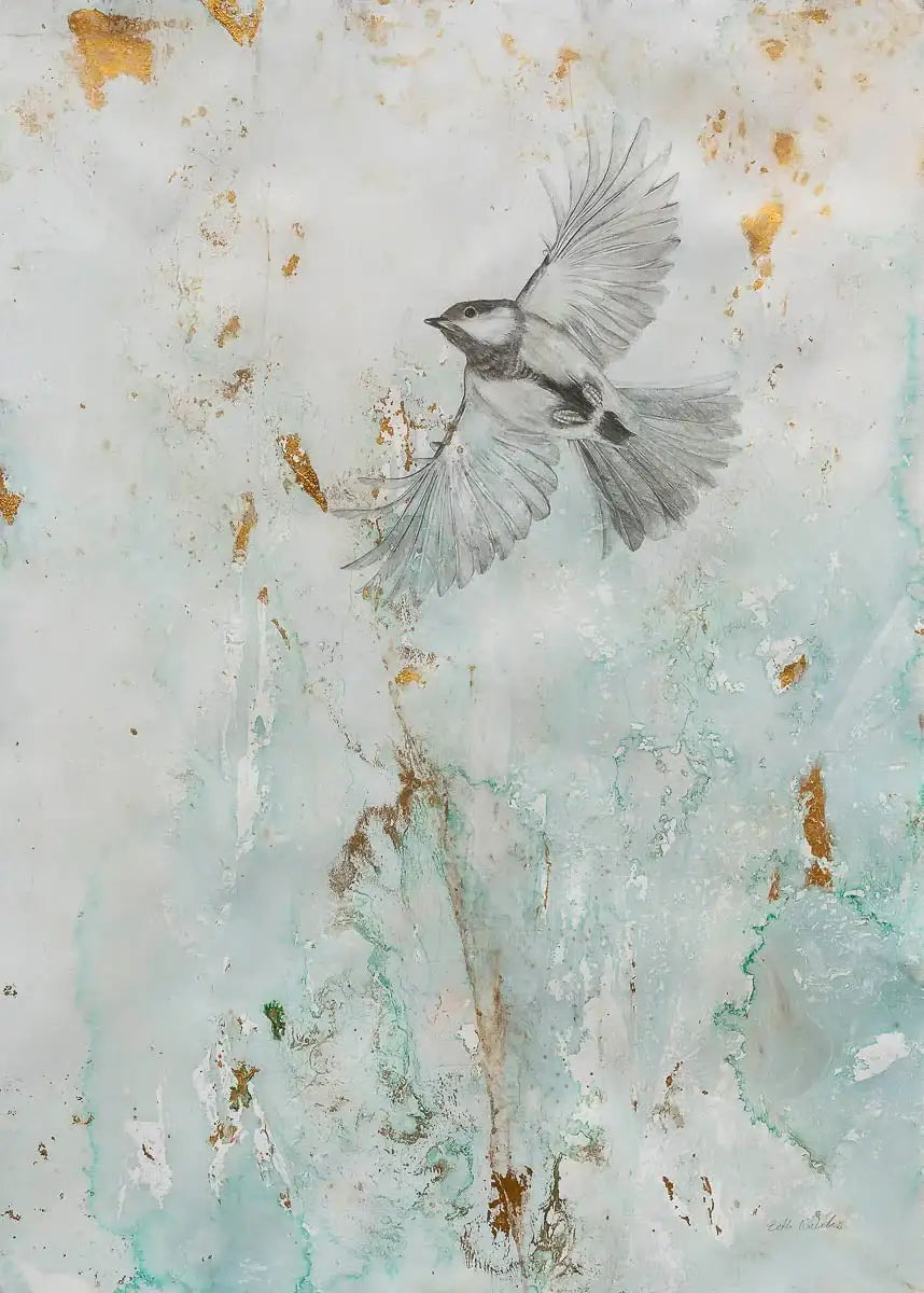 Flying High - Original by artist Beth Nicholas - Wyecliffe Galleries